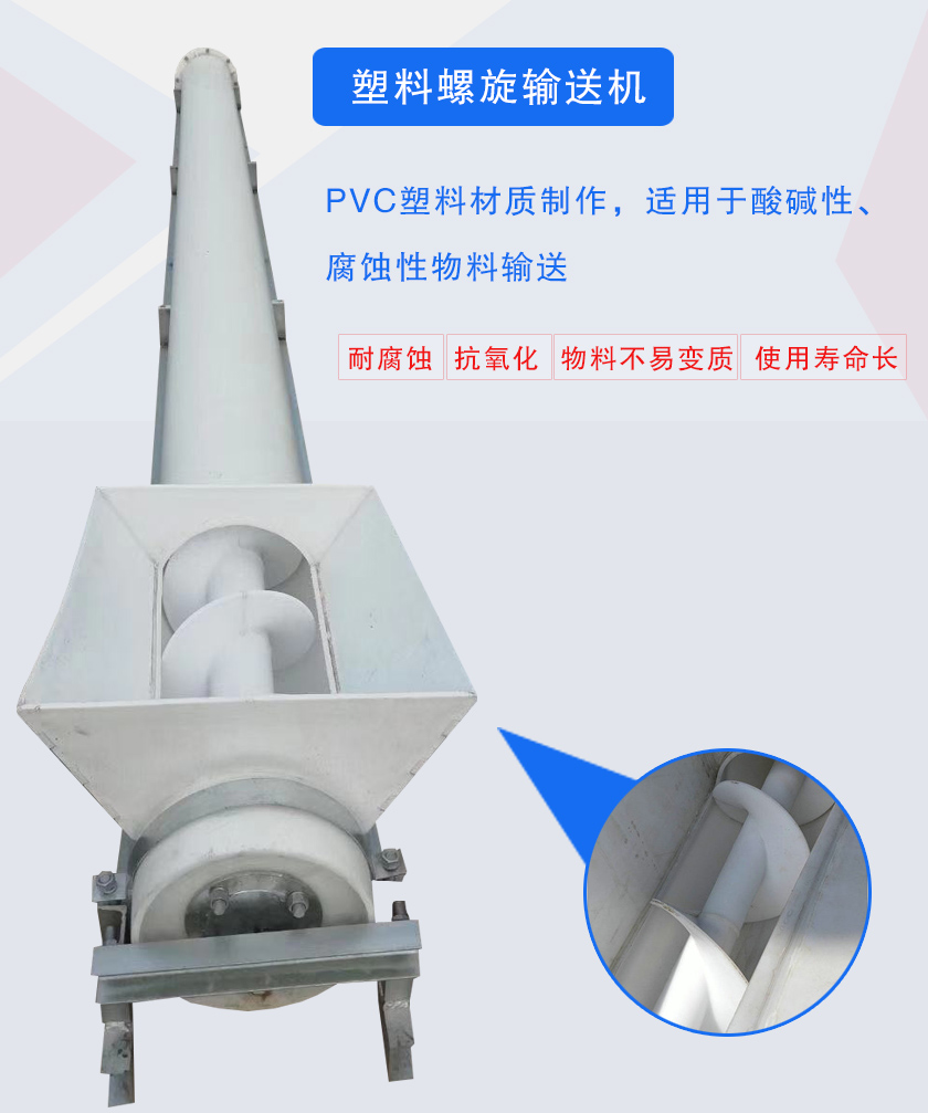 PVC塑料材質制作,適用于酸堿性、腐蝕性物料輸送