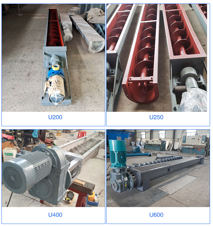 輸送量決定了螺旋輸送機(jī)型號(hào)的選擇，用戶所需輸送物料的產(chǎn)量越大，選擇的螺旋給料機(jī)型號(hào)也就越大