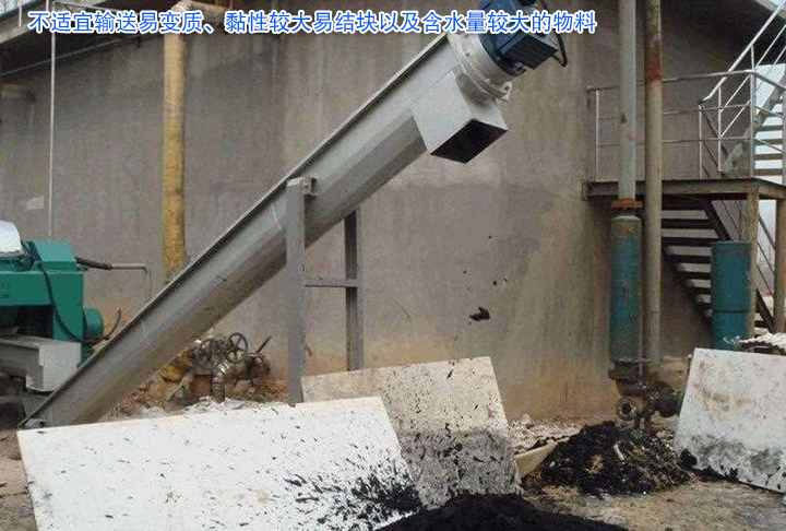 U型螺旋輸送機(jī)主要用于輸送小顆粒狀、粉狀、小塊狀物料，不適宜輸送易變質(zhì)、黏性較大易結(jié)塊以及含水量較大的物料。